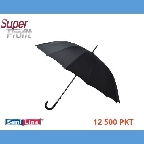 PARASOL DŁUGI CZARNY