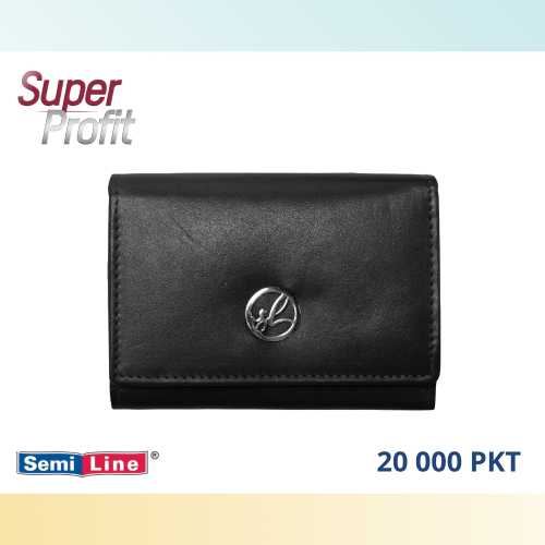 PORTFEL DAMSKI CZARNY 