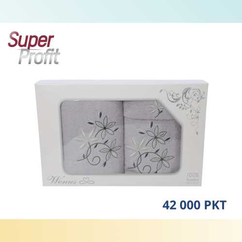 RĘCZNIKI KOMPLET SZARY 