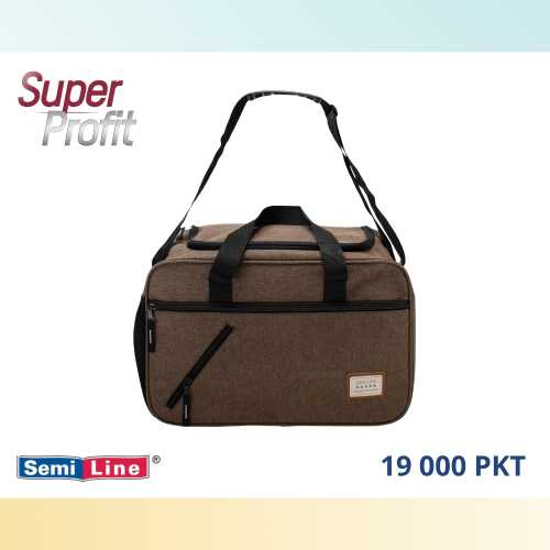 TORBA PODRÓŻNA BRĄZOWA 